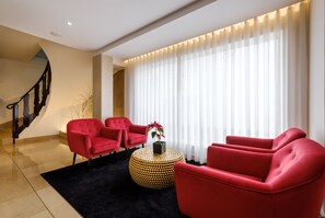 Sitteområde i lobbyen