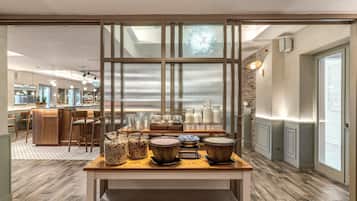 Daily buffet breakfast (EUR 12 per person)