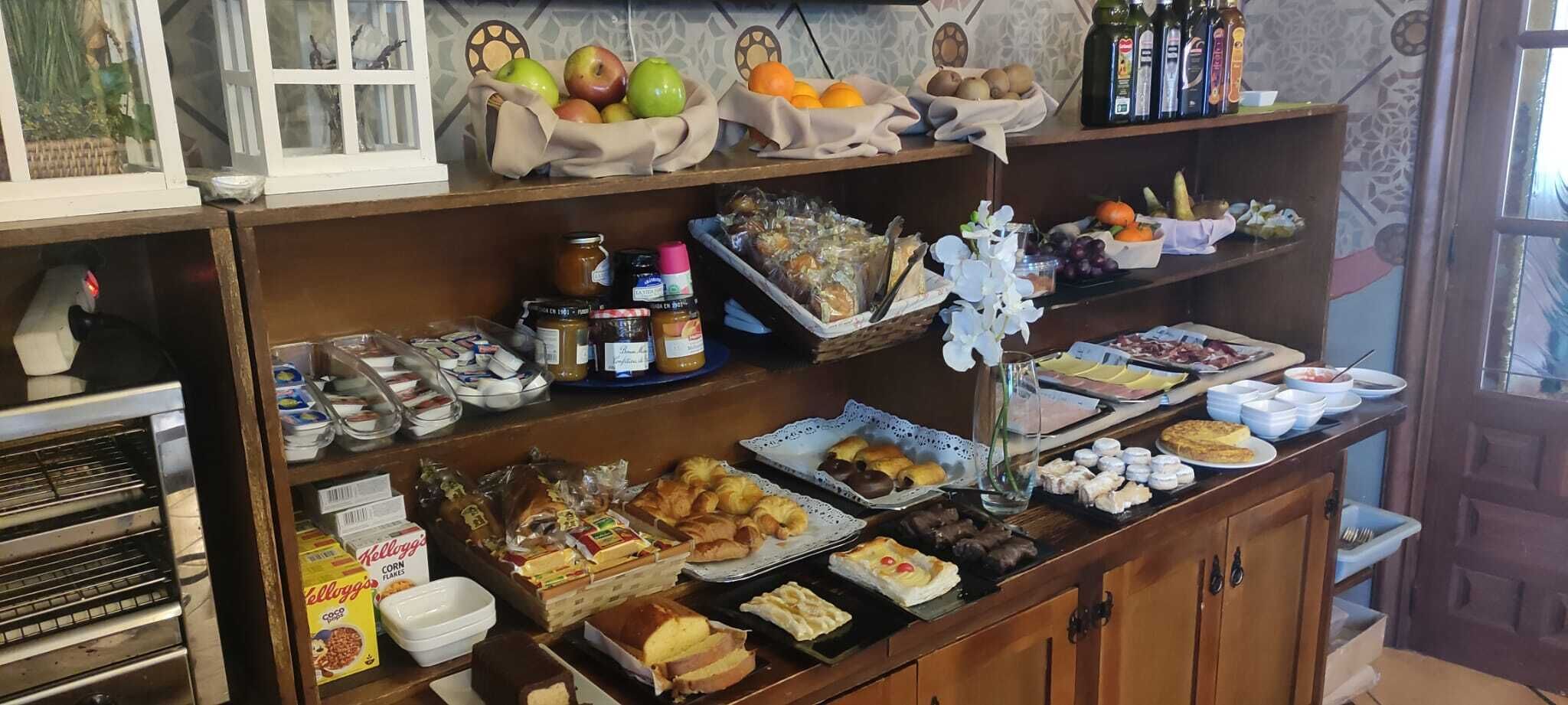 Daily buffet breakfast (EUR 12 per person)