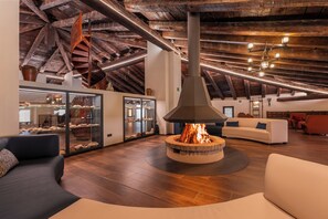 Sala de estar en el lobby