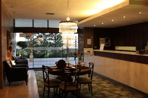 Interior entrance