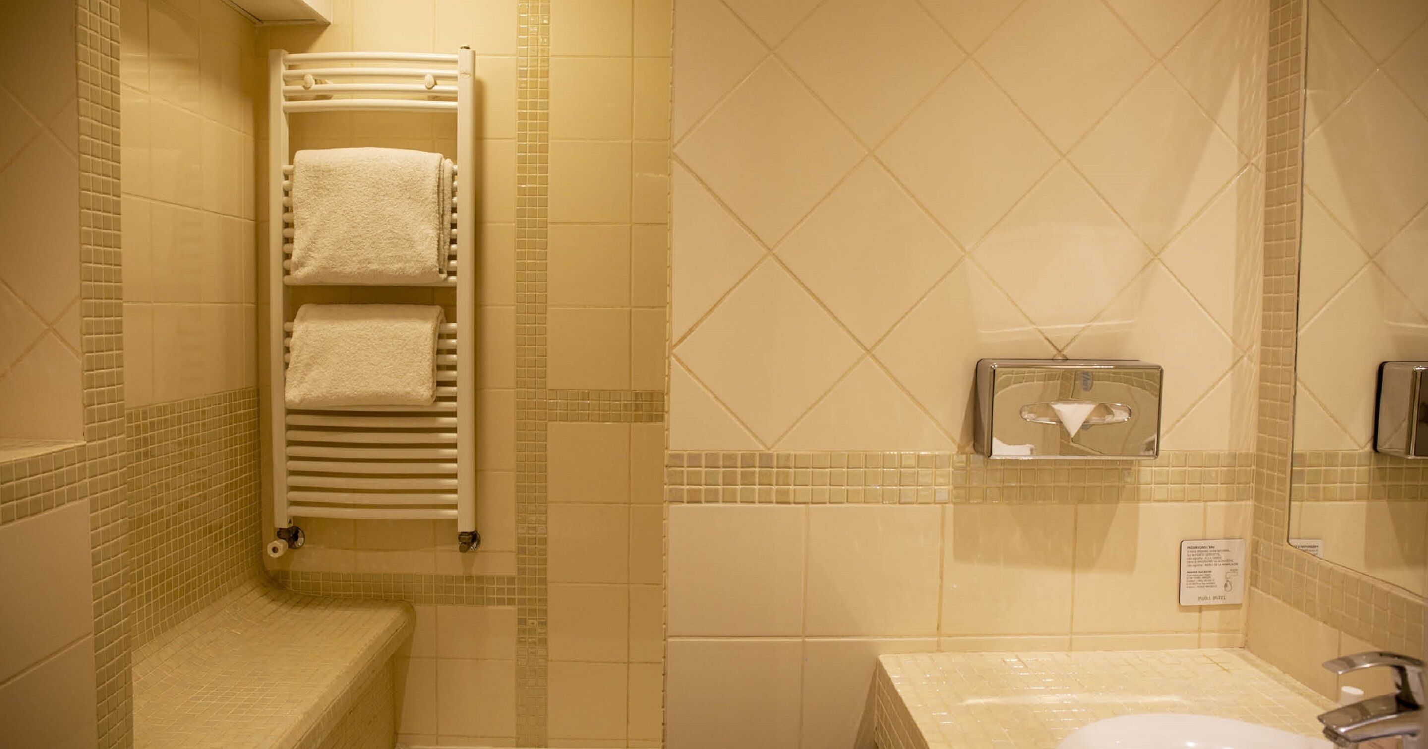 comfort room | bathroom | free toiletries, hair dryer, towels