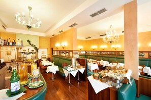 Daily buffet breakfast (EUR 15 per person)