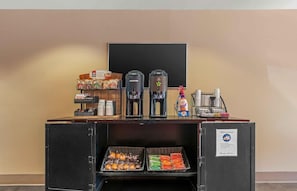 Free daily on-the-go breakfast