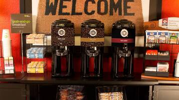 Free daily on-the-go breakfast