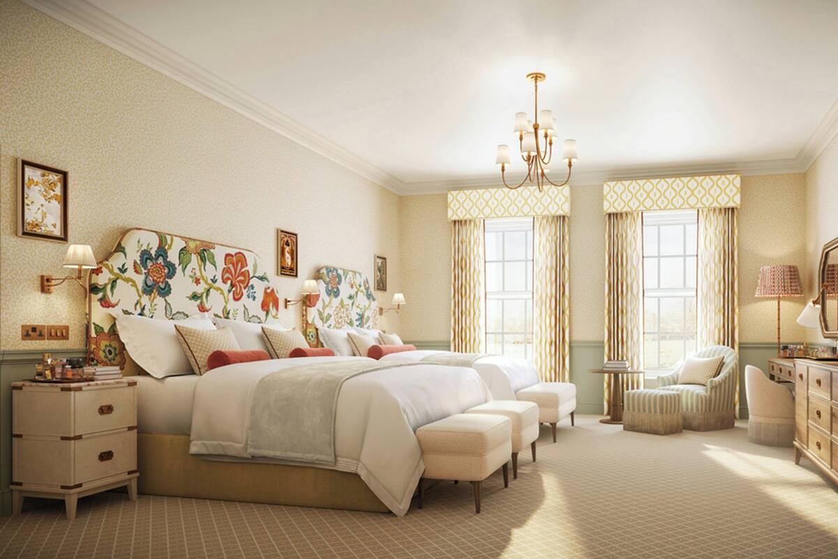Manor House, Suite, 2 King | Hypo-allergenic bedding, in-room safe, desk, laptop workspace