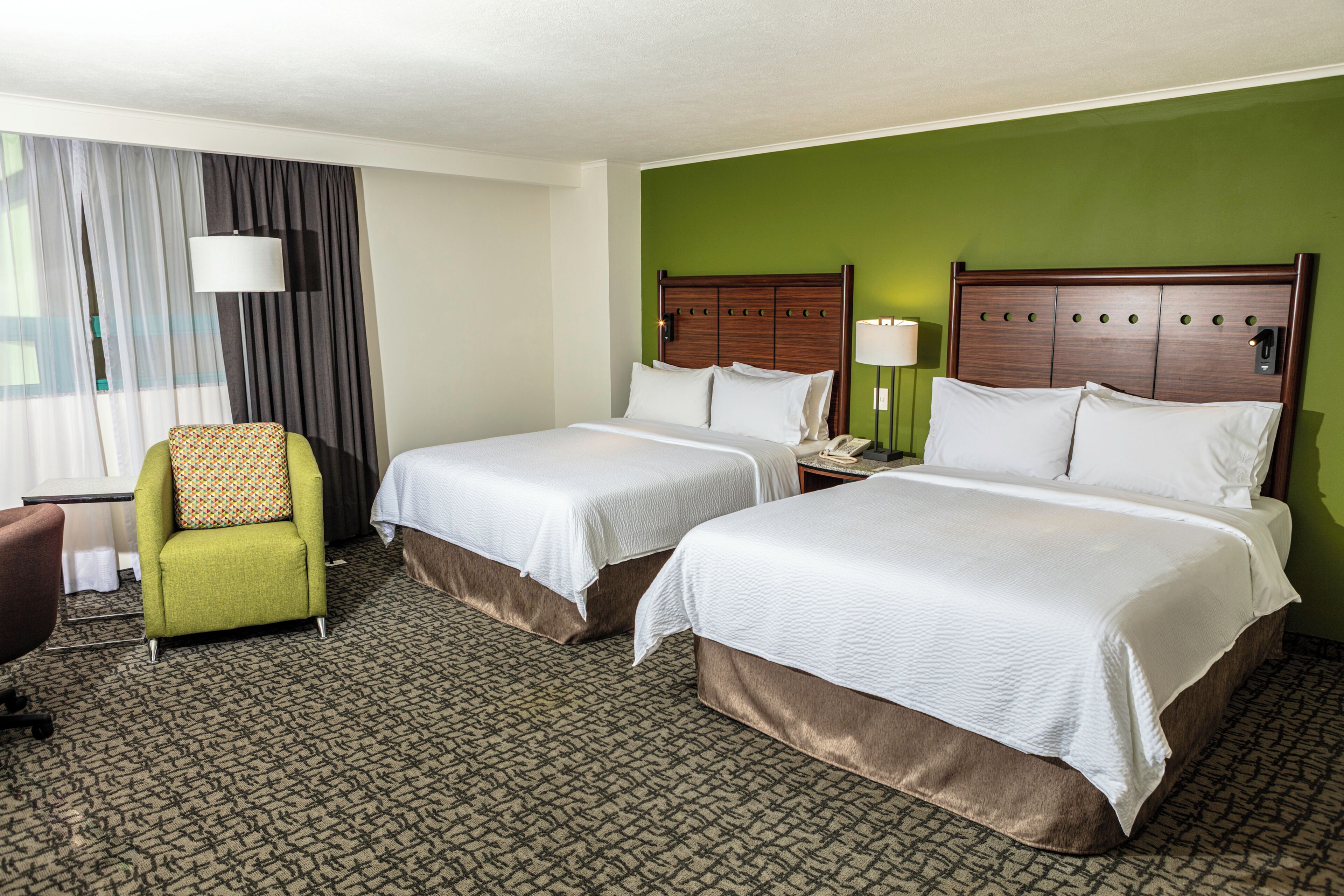 Standard Room, 2 Queen Beds | In-room safe, desk, iron/ironing board, free WiFi