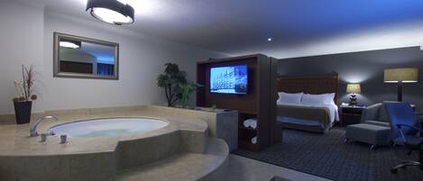 Caja de seguridad en la habitación y escritorio