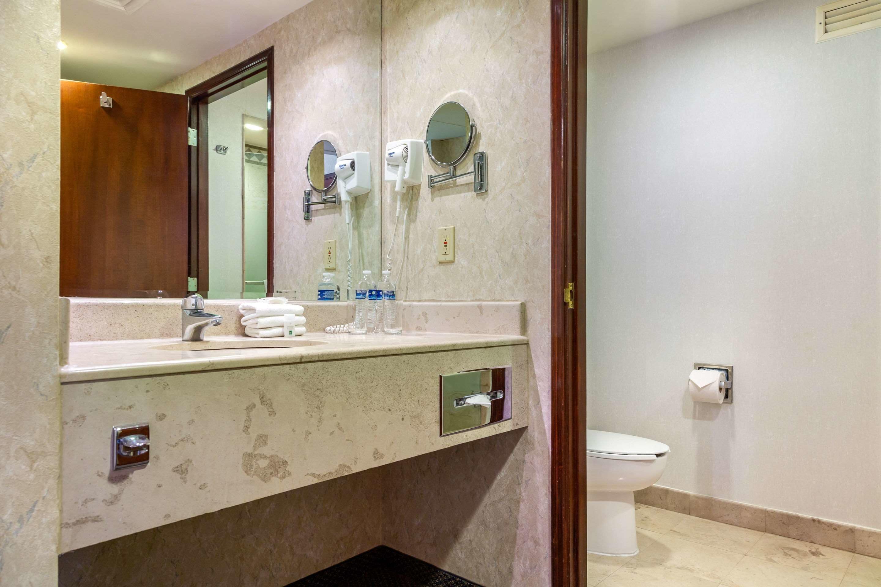 standard room, 2 double beds | bathroom | shower, free toiletries, hair dryer, towels