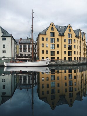 Overnatningsstedets facade