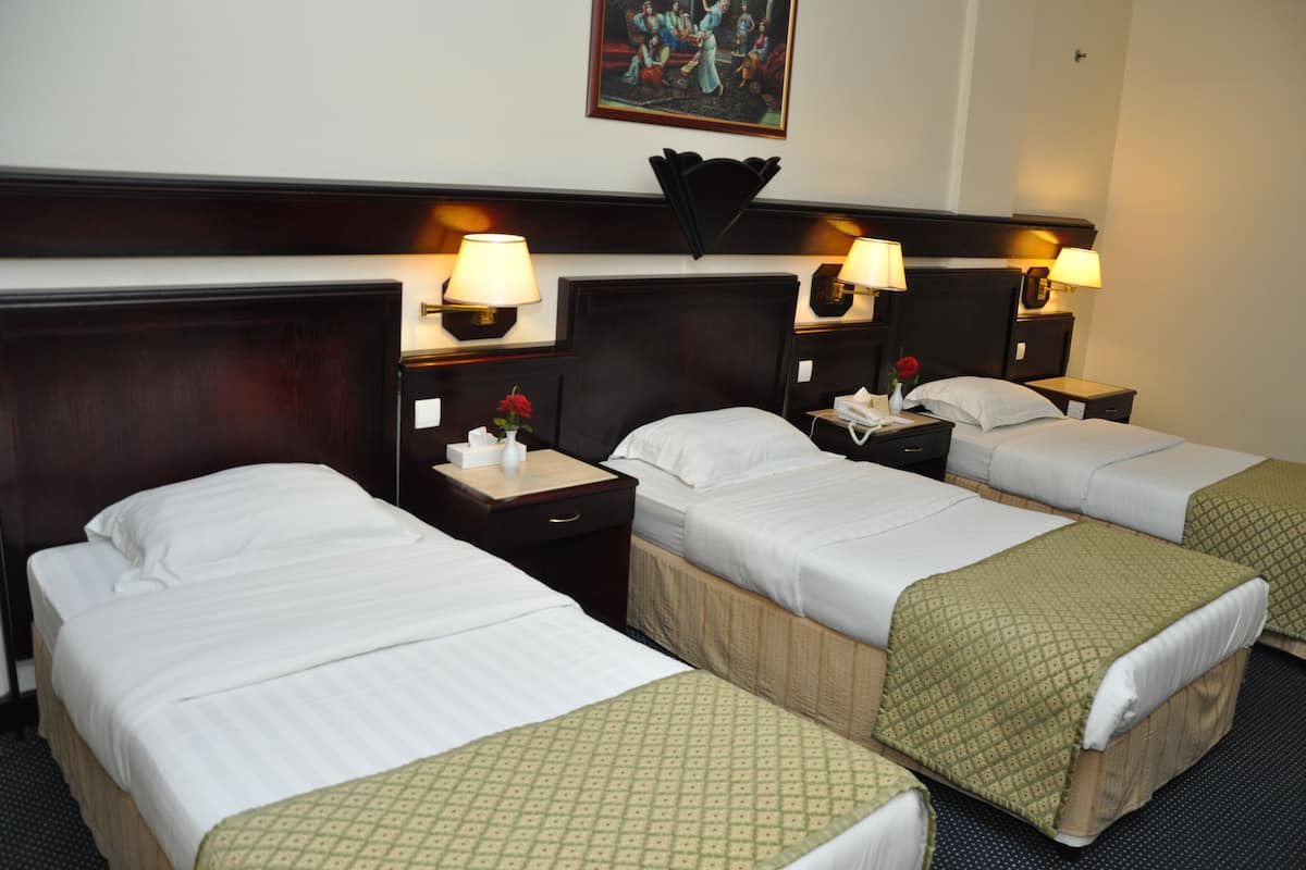 In-room safe, desk, iron/ironing board, free cribs/infant beds