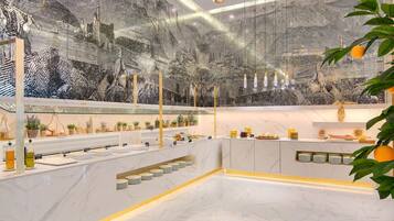 Petit déjeuner buffet compris tous les jours