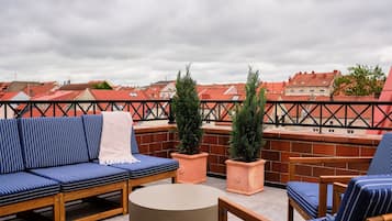 Suite Royal, 1 cama King size y sofá cama, para no fumadores, Terraza | Terraza o patio