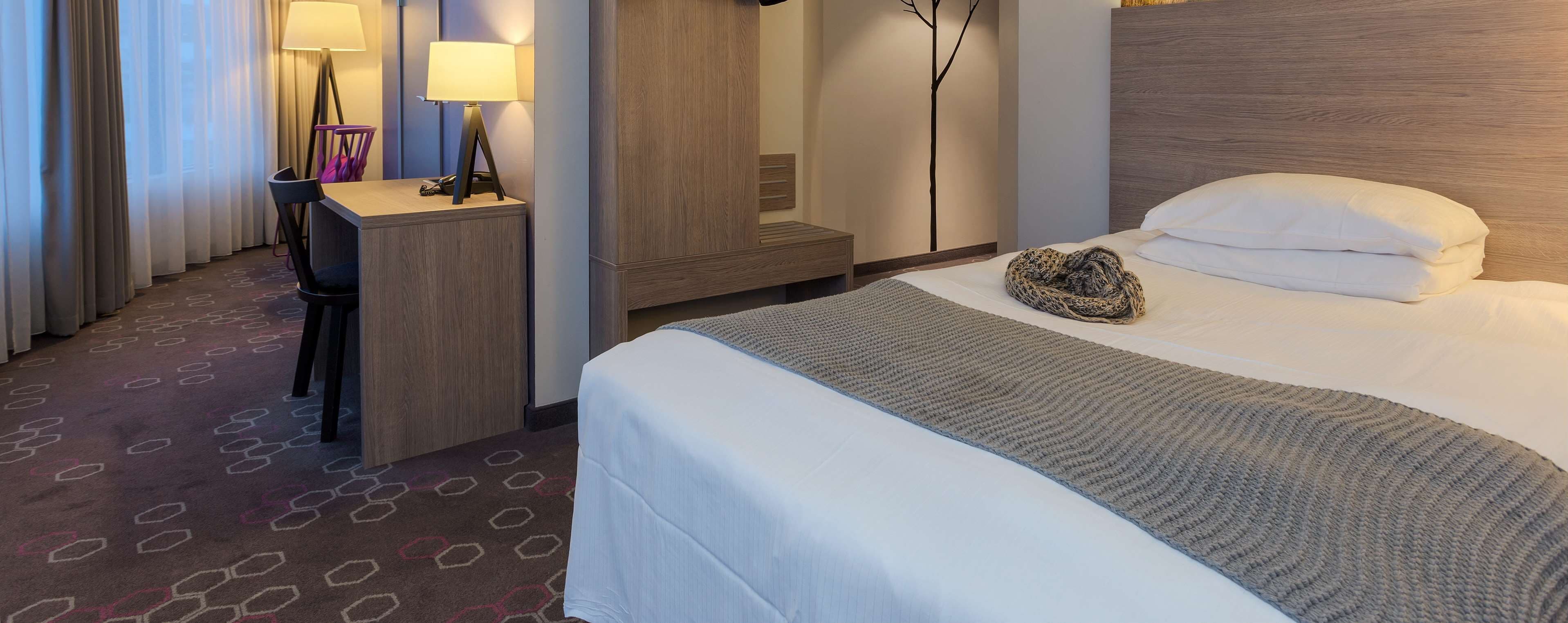 standard single room | desk, laptop workspace, blackout curtains, free wifi