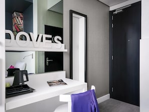 In-room safe, desk, blackout drapes, iron/ironing board