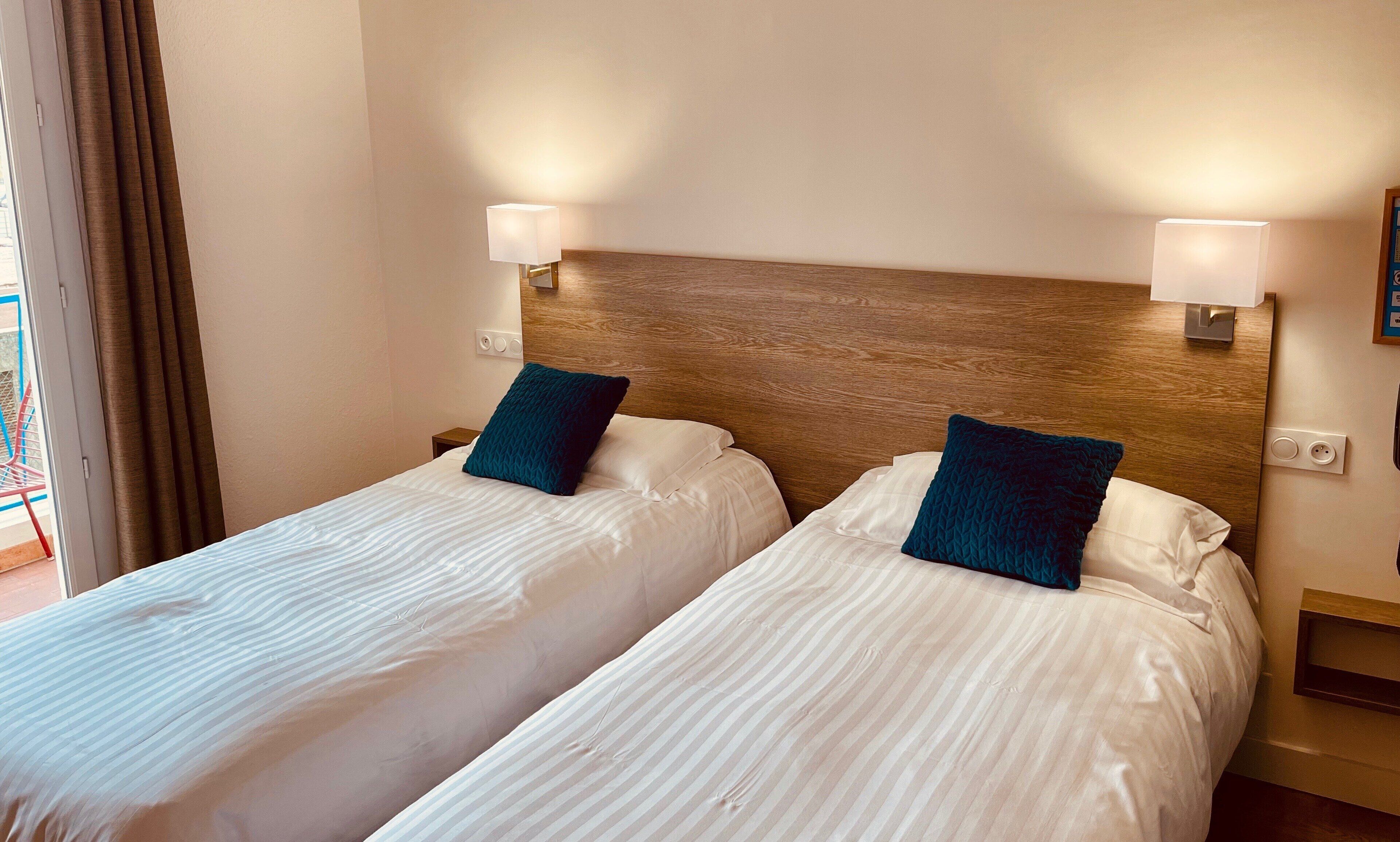 twin room courtyard view | 1 bedroom, in-room safe, individually decorated, individually furnished