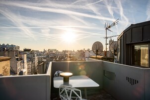 Cobertura, 1 cama King | Terraço/pátio