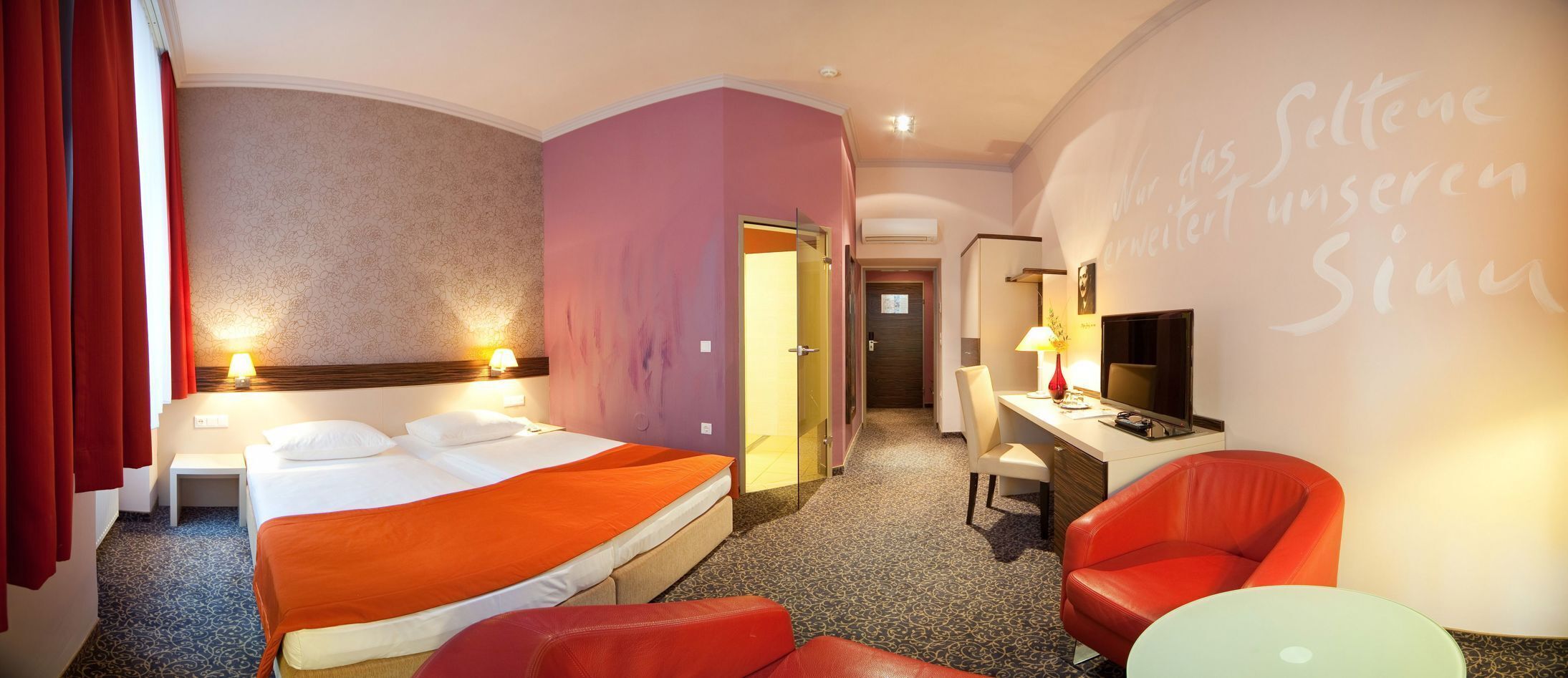 Hypo-allergenic bedding, minibar, in-room safe, individually decorated