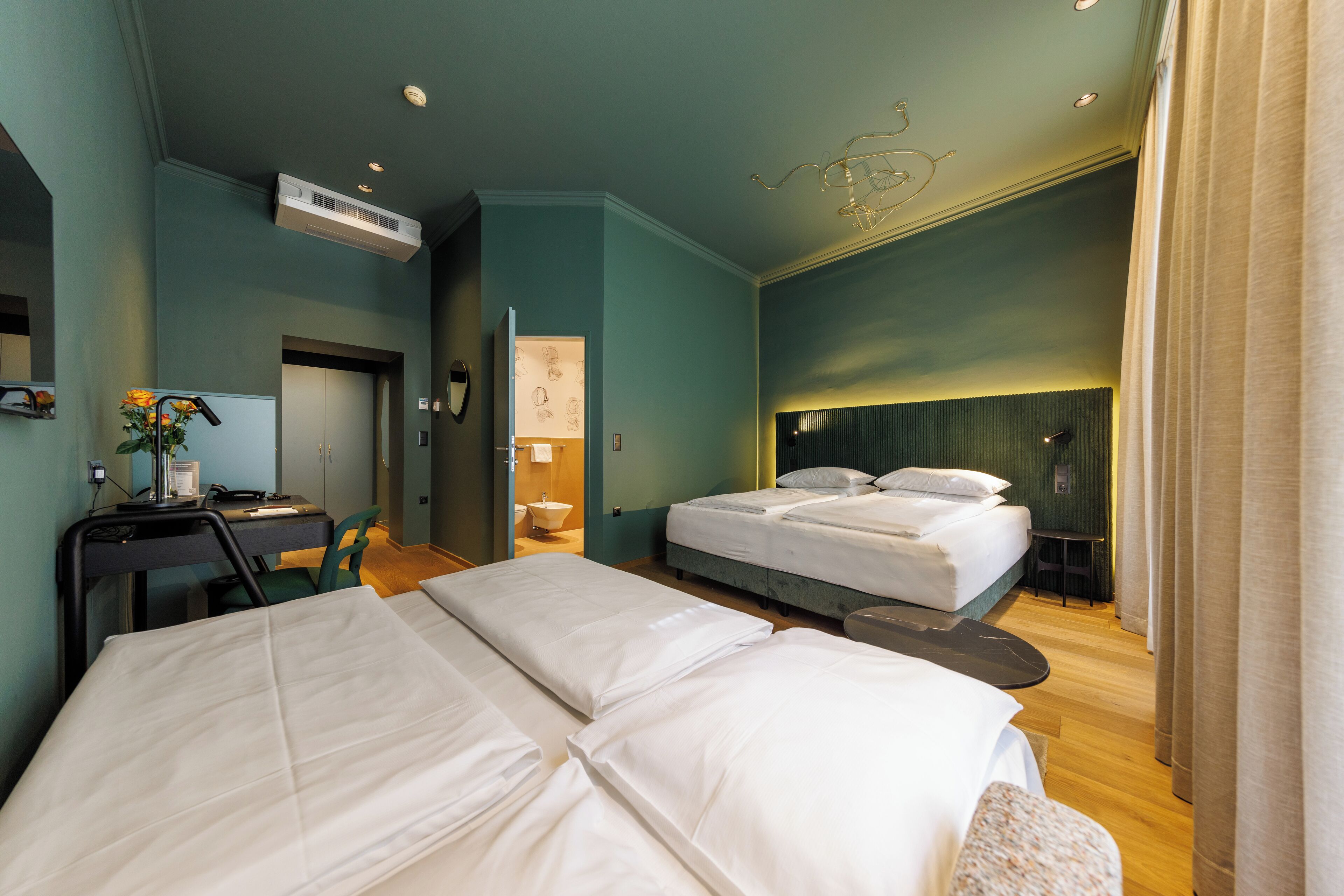 premium quadruple room | hypo-allergenic bedding, minibar, in-room safe, individually decorated