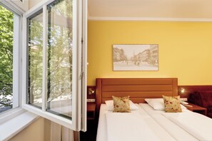 Standard Double or Twin Room, City View | Hypo-allergenic bedding, in-room safe, desk, blackout curtains