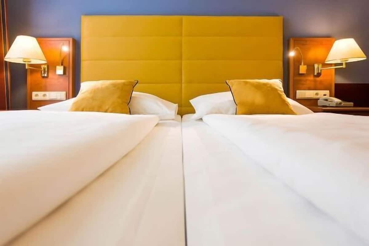 1 habitación y ropa de cama hipoalergénica
