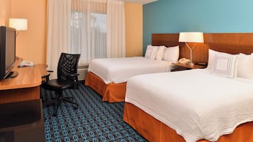 Executive Suite, 2 Double Beds | Hypo-allergenic bedding, down comforters, in-room safe, desk