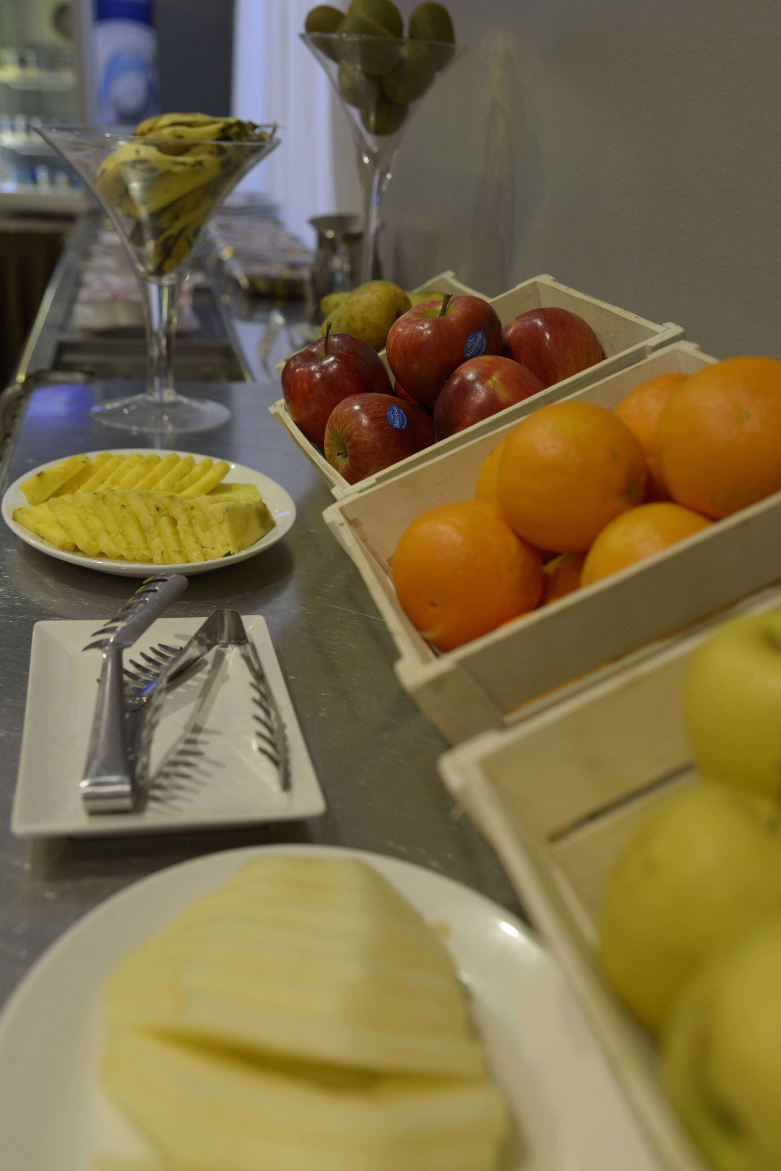 daily buffet breakfast (eur 8 per person)