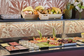 Daily buffet breakfast (EUR 12 per person)