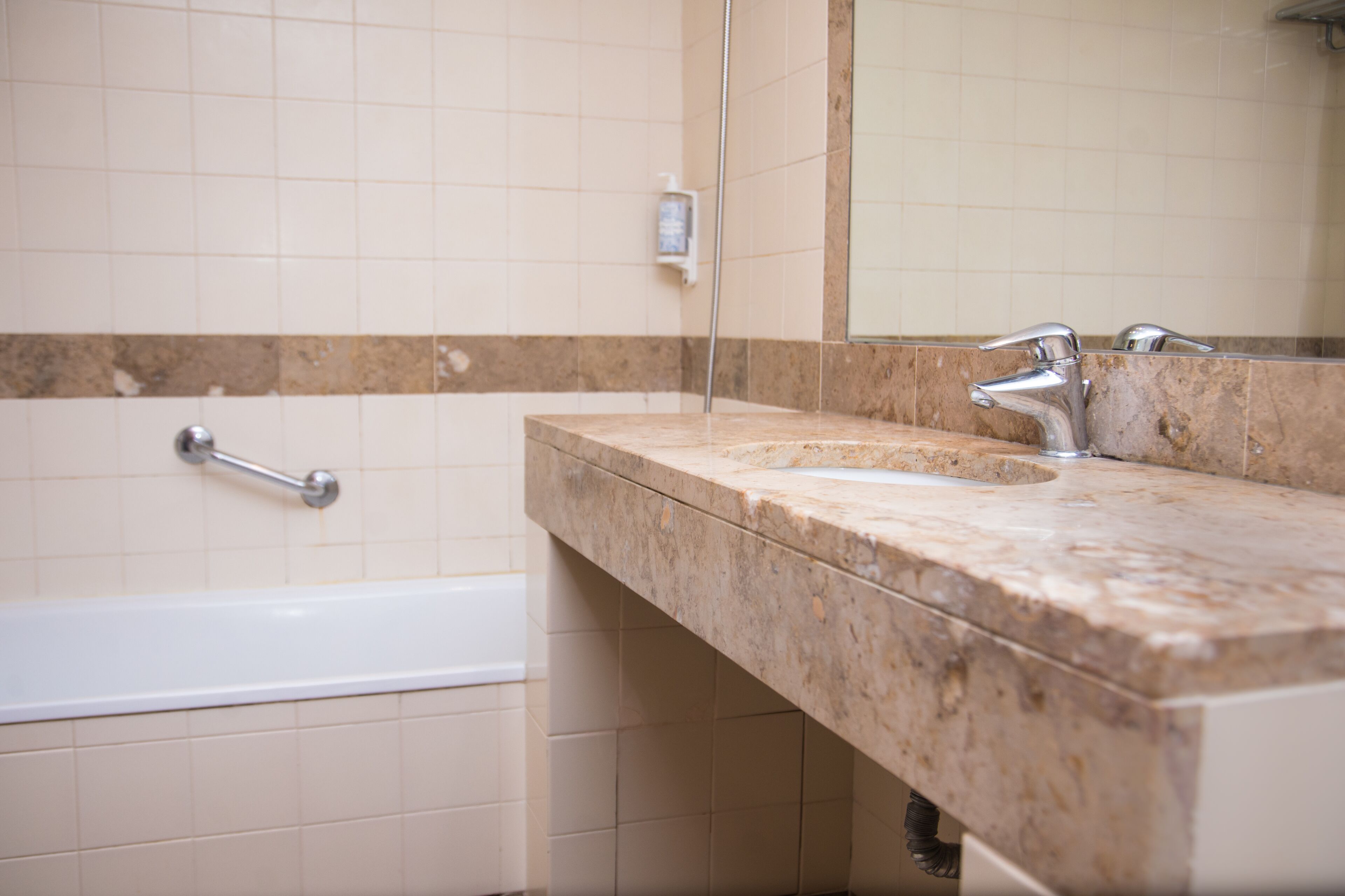 free toiletries, hair dryer, towels