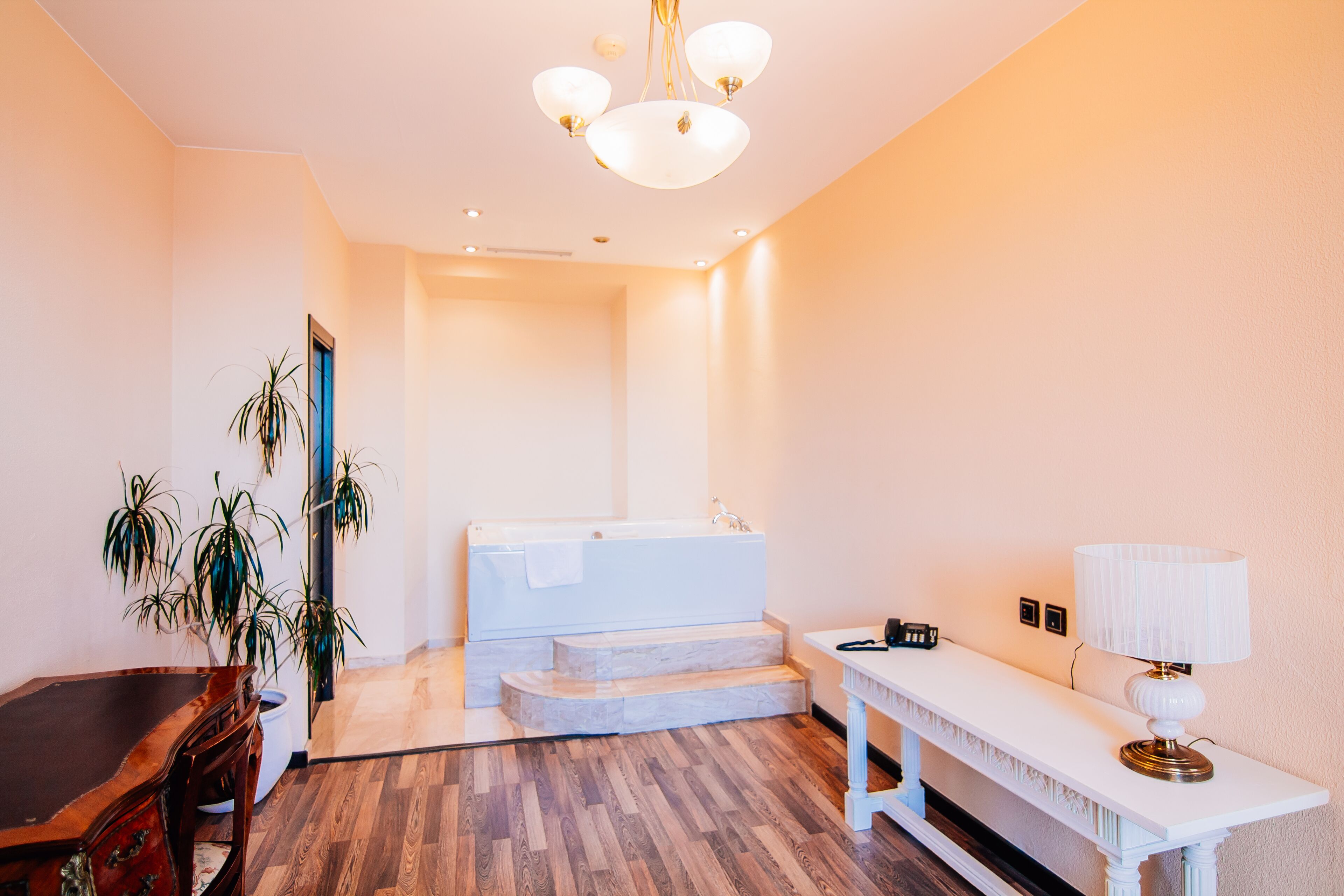 royal suite, 2 bedrooms, jetted tub, sea view | 1 bedroom, desk, blackout curtains, iron/ironing board