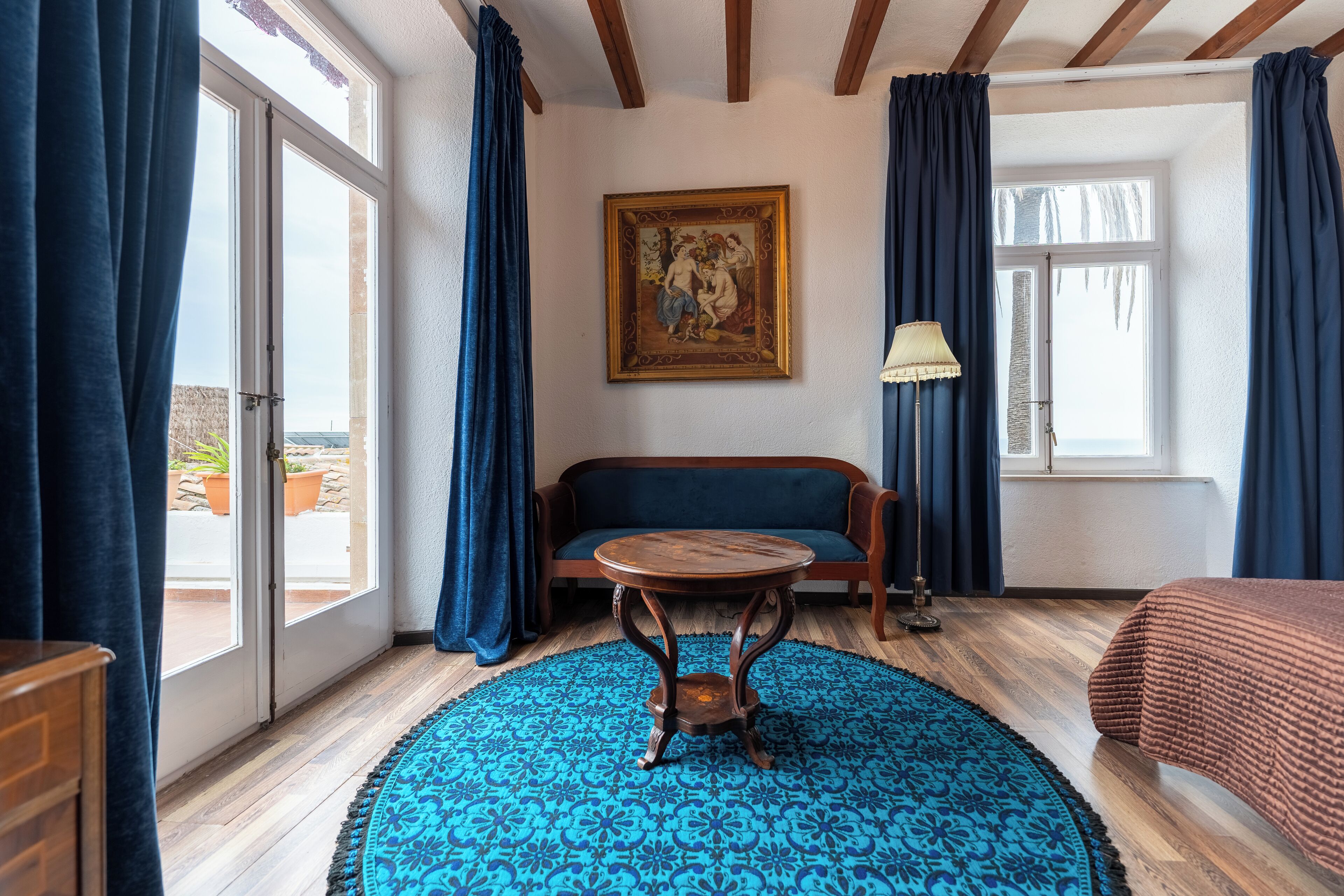 junior suite, terrace, partial ocean view | 1 bedroom, desk, blackout curtains, iron/ironing board