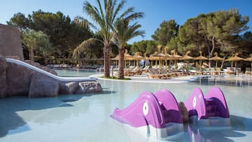 2 AuĂenpools, Sonnenschirme, LiegestĂŒhle