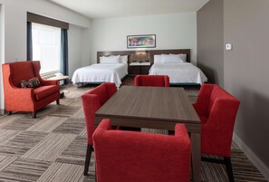 Room, 2 Queen Beds, Accessible (Roll-in Shower) | Premium bedding, pillowtop beds, in-room safe, desk - Hilton Garden Inn Minneapolis/Bloomington (Bloomington)