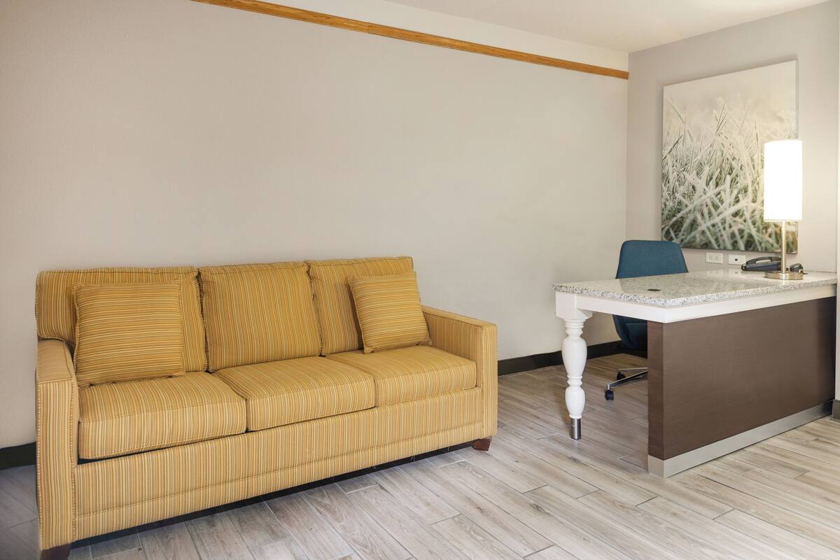 Suite Junior, 1 Tempat Tidur King | Meja kerja, tirai kedap cahaya, dan setrika/meja setrika