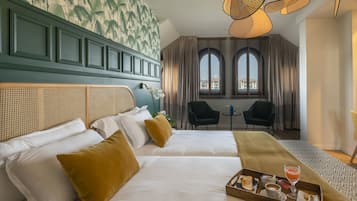 Couette en duvet d'oie, minibar, coffres-forts dans les chambres