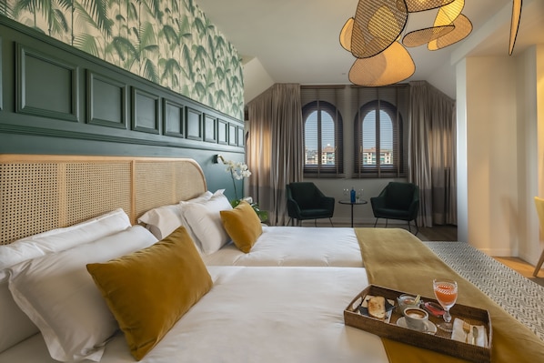 Couette en duvet d'oie, minibar, coffres-forts dans les chambres