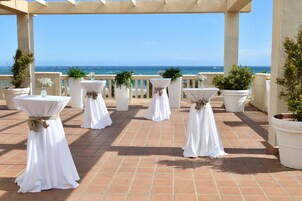 Zona para bodas al aire libre