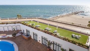 Blick von der Unterkunft