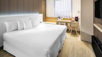 1 間臥室、低過敏寢具、客房內保險箱、書桌