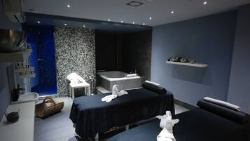 Sauna, hot tub, steam room, body treatments, body wraps, body scrubs
