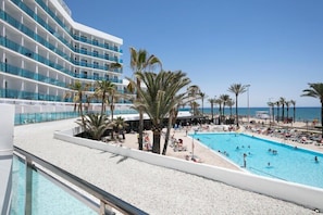 2 outdoor pools, pool umbrellas, sun loungers - Hotel Best Sabinal (Roquetas de Mar)