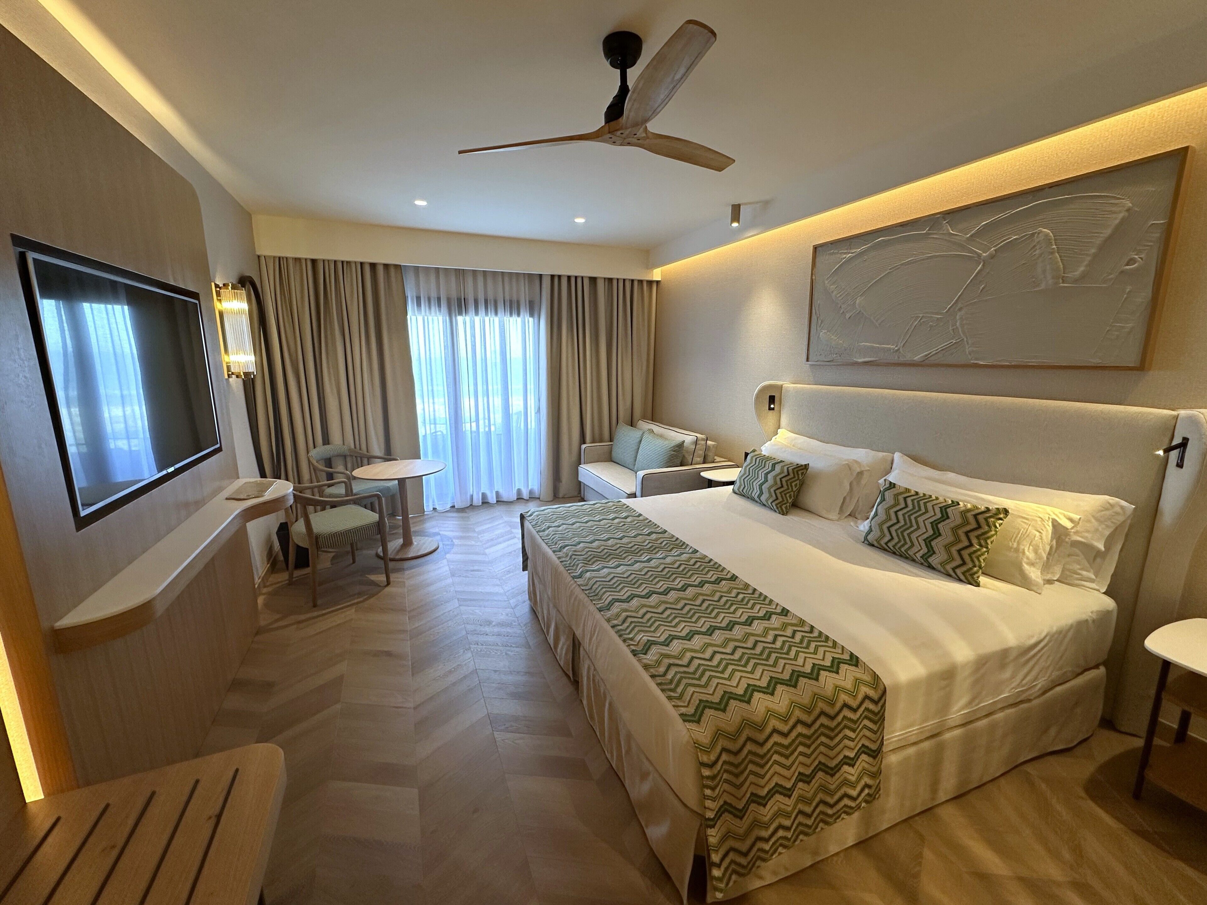 Minibar, in-room safe, desk, blackout curtains