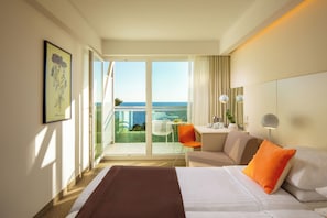 Chambre Double Standard, balcon, vue mer