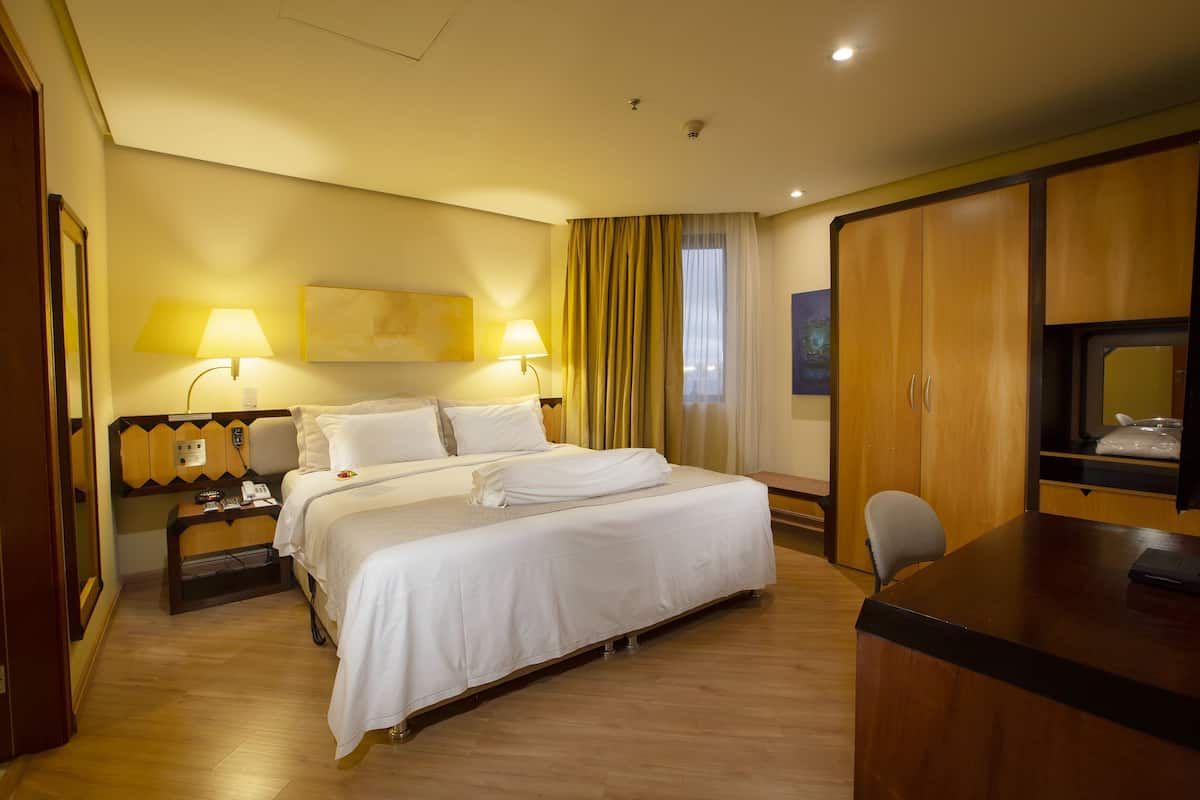 Ropa de cama de alta calidad y minibar