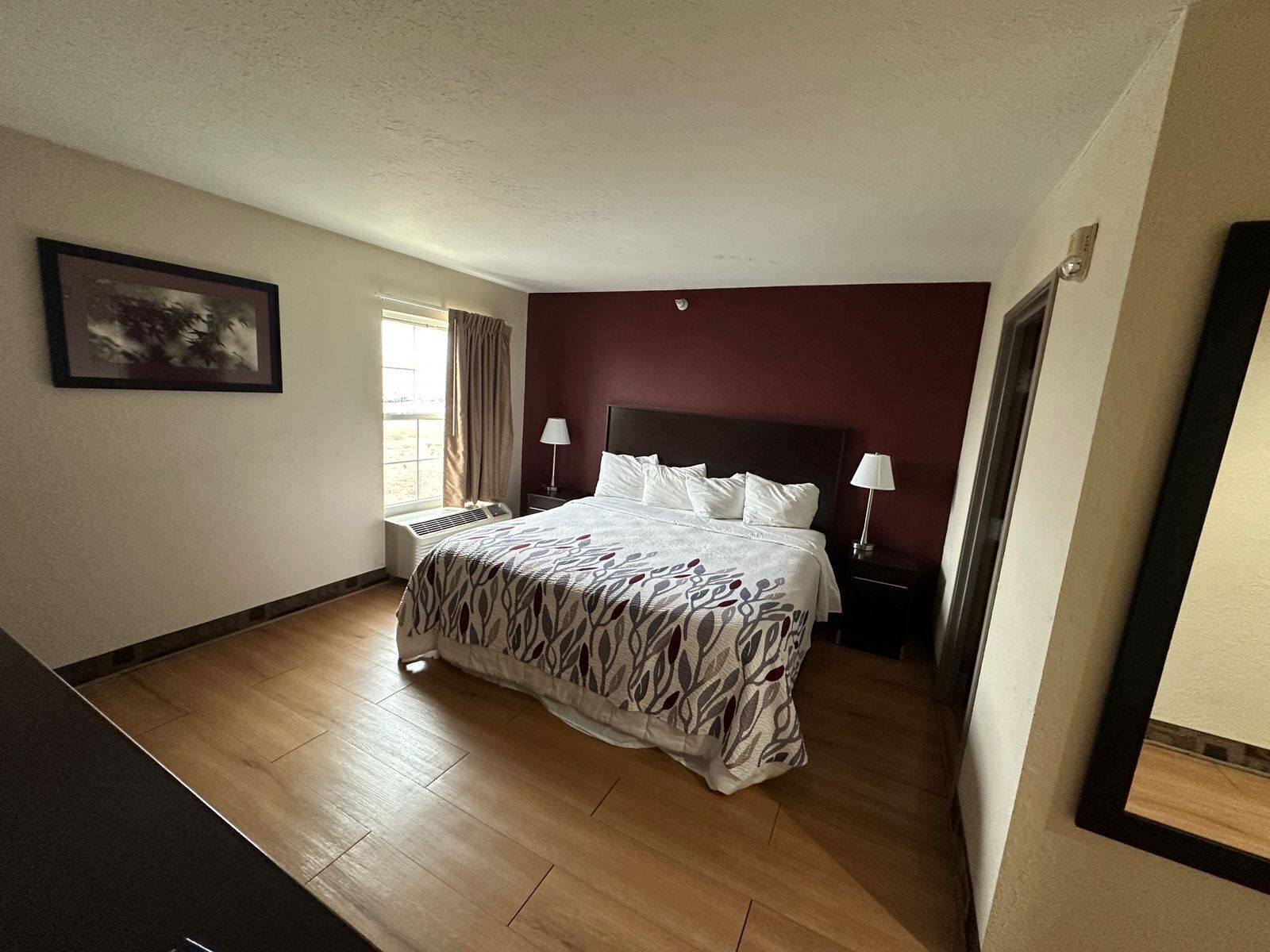 Egyptian cotton sheets, premium bedding, desk, laptop workspace