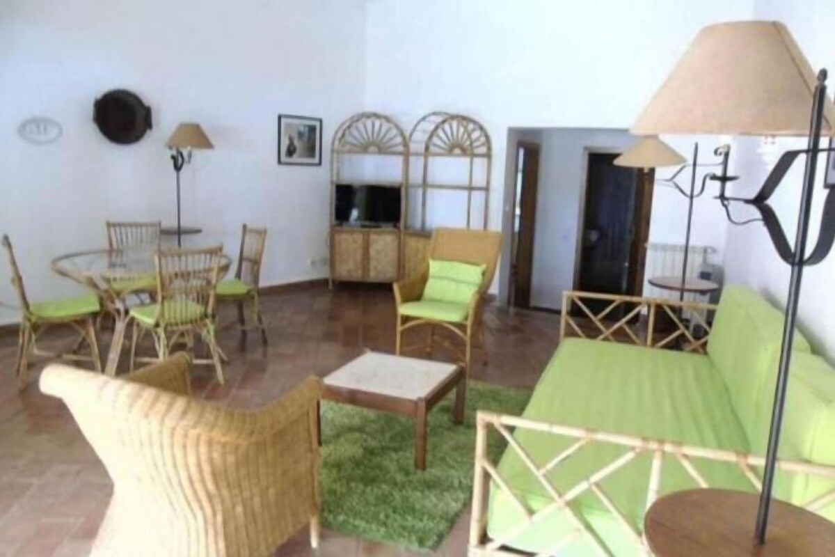 Living area | 23-inch TV with satellite channels, books
