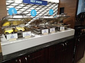 Free daily buffet breakfast 