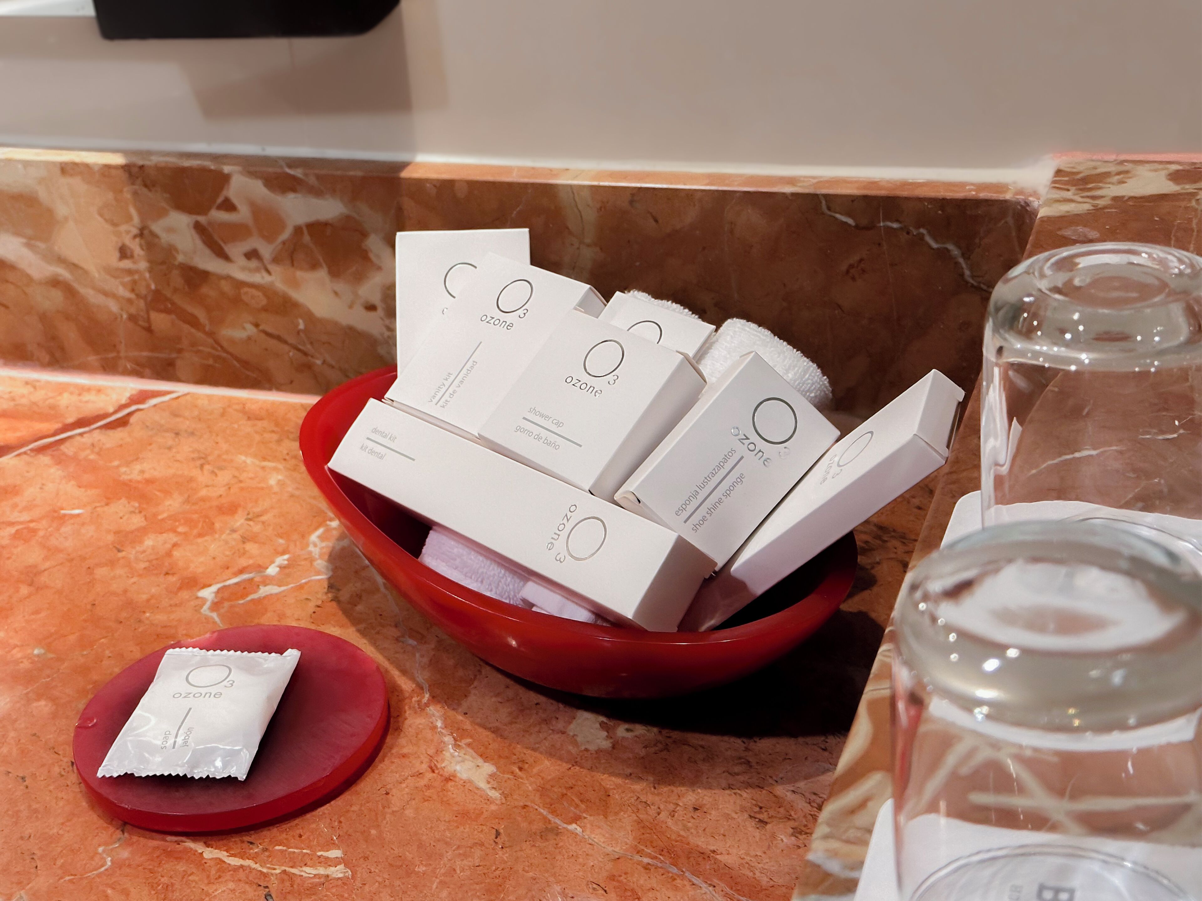 superior premium level room | bathroom amenities | free toiletries, hair dryer, bathrobes, towels