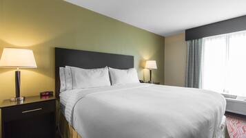 Sengetøy av topp kvalitet, Tempur-Pedic-senger og safe på rommet