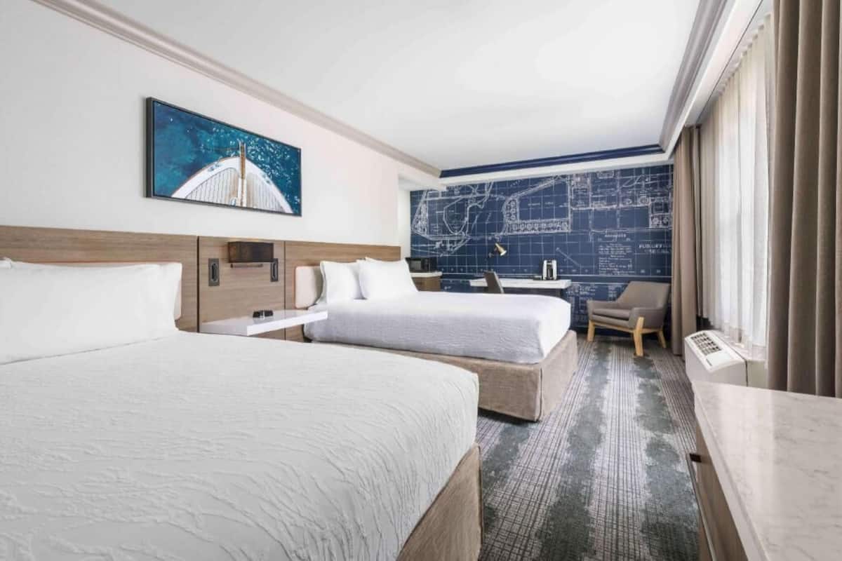 In-room safe, desk, blackout drapes, iron/ironing board
